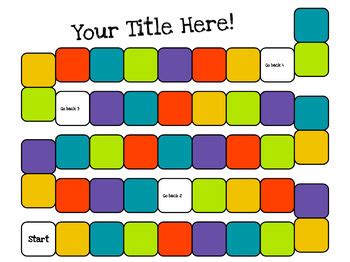 Check spelling or type a new query. Basic Editable Board Game Template by Socially Smart Students | TpT