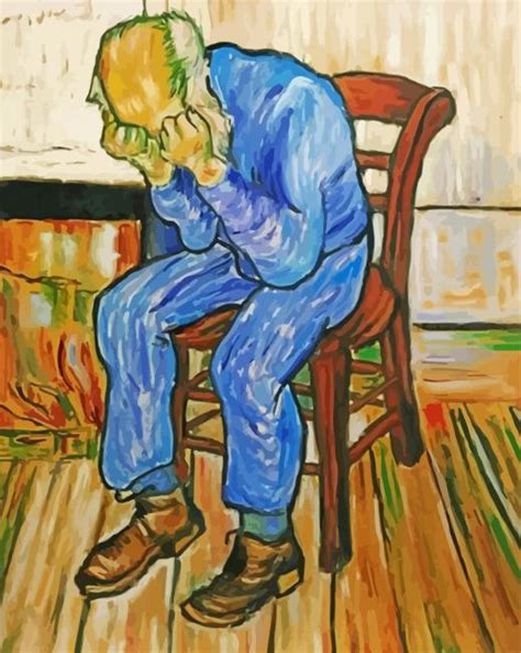 Sorrowing Old Man By Vincent Van Gogh Paint By Numbers Painting By Numbers