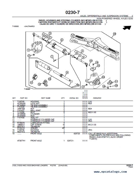 12 John Deere 310 Backhoe Parts Diagram Asseemnischal
