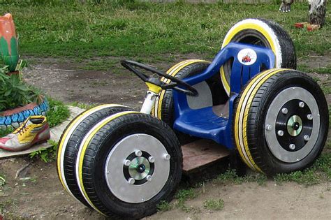 Идеи детской площадки из автомобильных шин