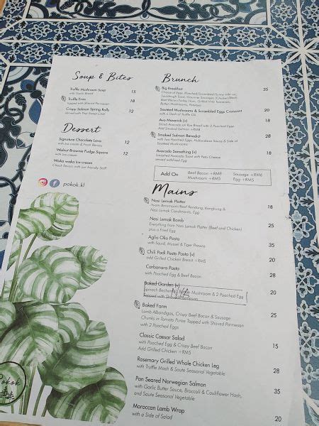 January 26, 2019 8:30 am. Pokok KL, Petaling Jaya | Kuala Lumpur Best Food Review 2019