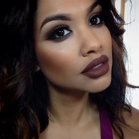 Lip Makeup For Dark Skin Tone Brown Lipstick Gorgeous Makeup Makeup Obsession