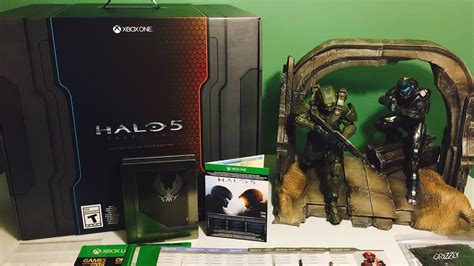 Halo 5 Guardians Limited Collectors Edition Unboxing Youtube
