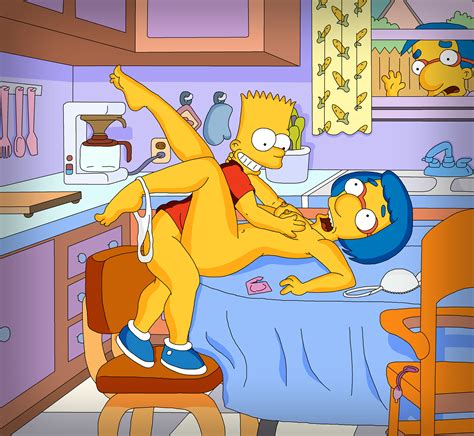 Simpsons Porn Milhouse Van Houten Bart Simpson R34 Luann