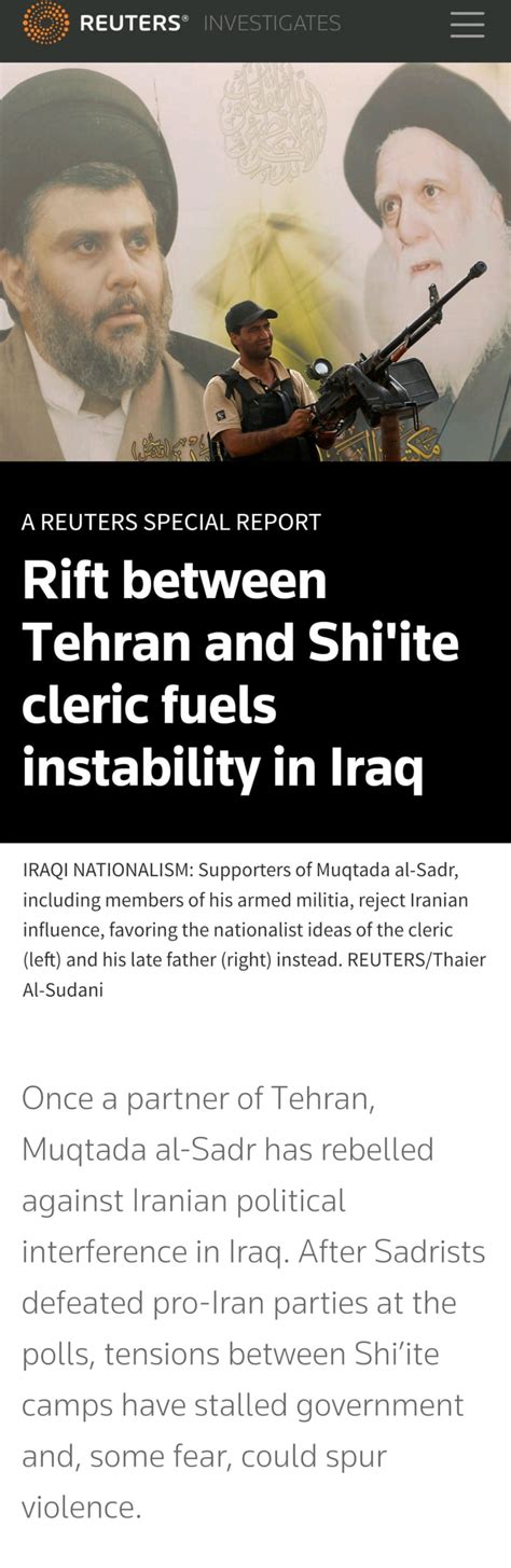 Ends Up It S Not Just A Cold War Between Sunnis And Shiites They Find