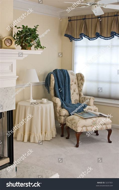 Cozy Sitting Area In Master Bedroom Stock Photo 3237351