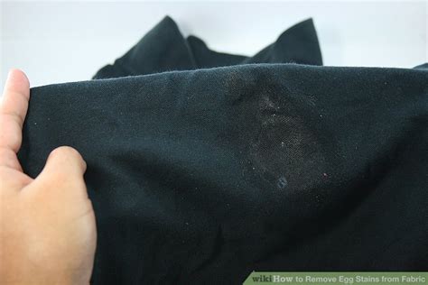 How To Remove Egg Stains From Fabric 7 Steps With Pictures