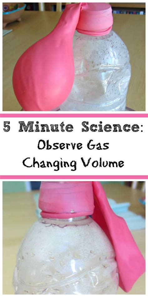 5 Minute Science See Air Changing Volume Science For Toddlers