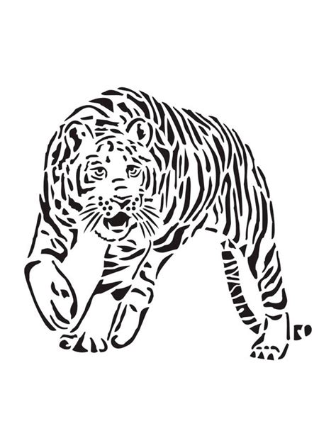 Free Printable Tiger Stencils And Templates