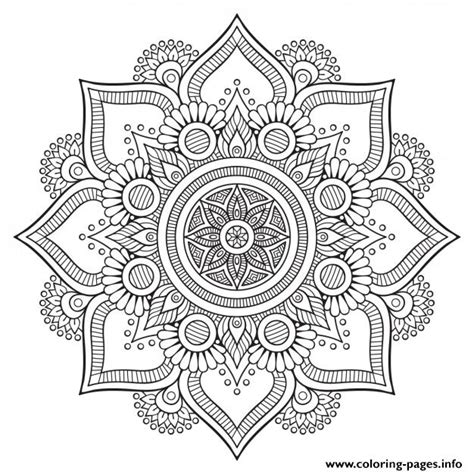It features some gorgeously big sized meadow flowers with funnily p. Mandala Floral Background Design Hd Coloring Pages Printable