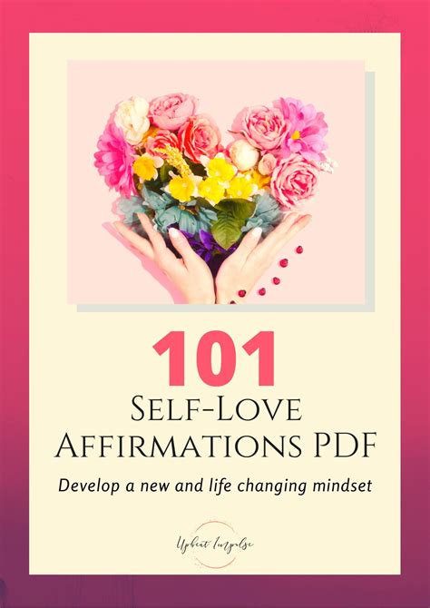 Self Love Affirmations Pdf 101 Free Actionable Affirmations