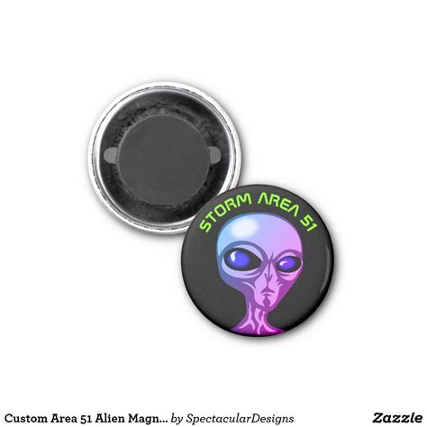 Custom Area 51 Alien Magnet Area 51 Aliens Alien