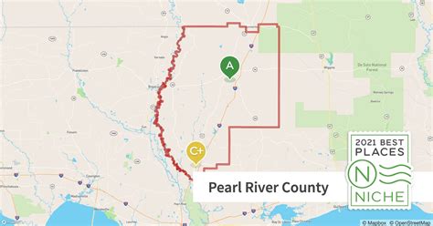 Pearl River County Map