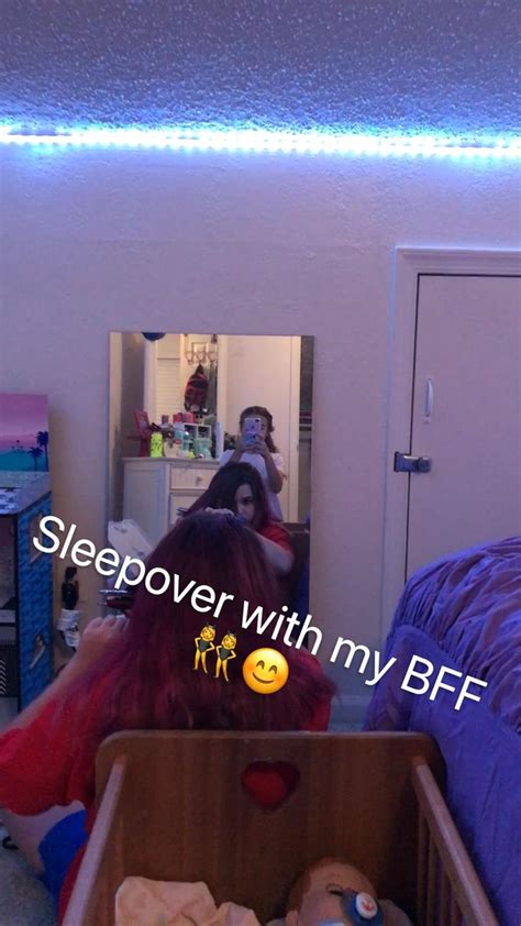 Sleepover With My Bff 👯‍♀️😊 Sleepover Bff Mirror Selfie