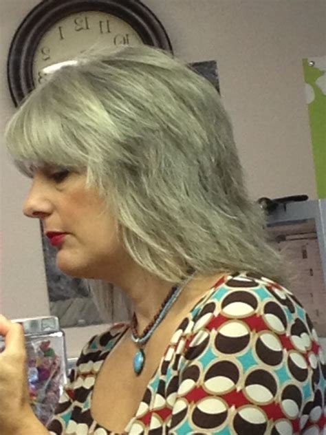 Hairstyles for frizzy gray hair. shag-hairstyles.com - This website is for sale! - shag ...
