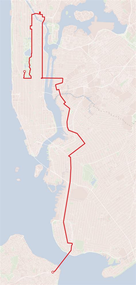 Michele Lloyd Info New York Marathon Route Map
