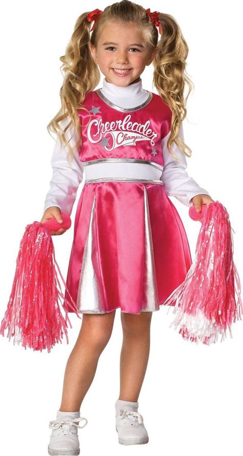 Child Cheerleader Pinkwhite Halloween Costumes In 2019 Kids