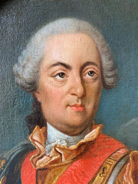 Proantic Portrait De Louis Xv Michel Van Loo Fin Du 18ème Siècle