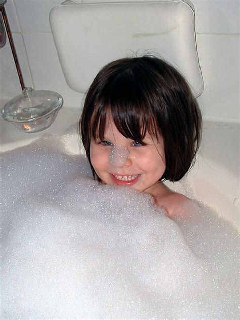 laurel digs the bubble bath laurel modeling bubbles on her… flickr