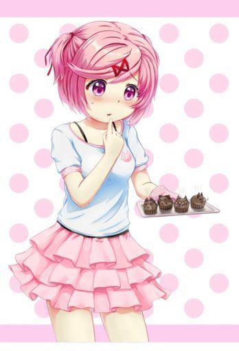 Natsukis Cupcakes By Loentar On Devian Art Doki Doki Literature