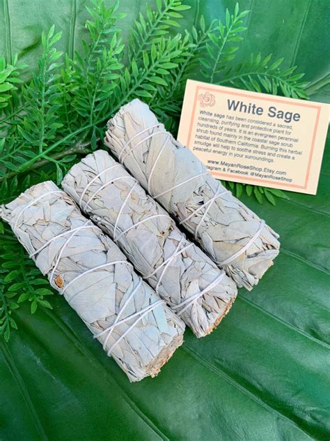 White Sage Smudge Stick Sage Bundle For Ceremony Meditation Altar