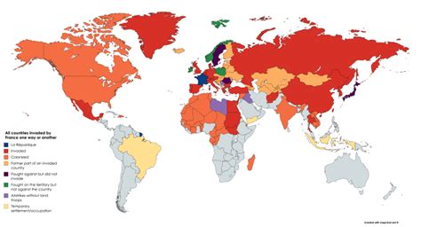 By showing the location of major car factories. Every Country Invaded by France - Brilliant Maps