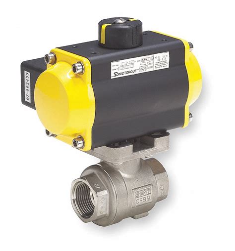 Grainger Approved 38 In Double Acting Pneumatic Actuated Ball Valve 2