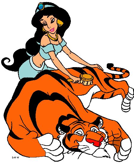 Jasmine And Rajah Clip Art Disney Clip Art Galore