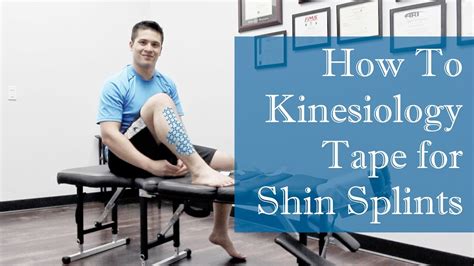 Kinesiology Taping For Shin Splints Youtube