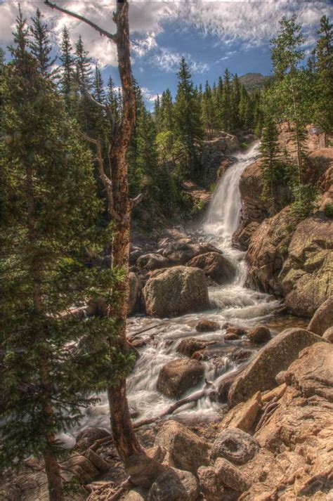 Alberta Falls In Rocky Mountain National Park By Michael Mcmurray On