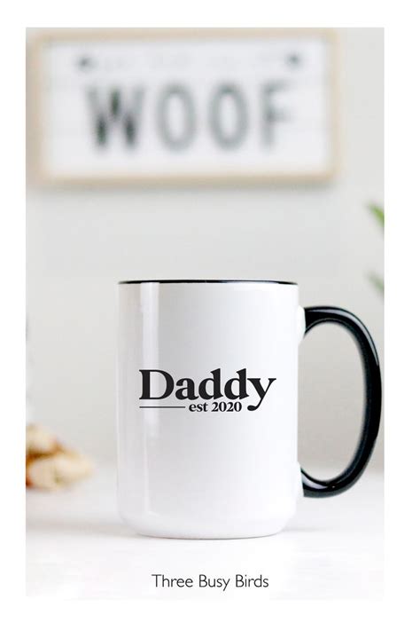 Daddy Established Mug Classic Fathers Day Zazzle Daddy Mugs