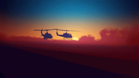 Wallpaper Colorful Sunset Sand Sky Vehicle Artwork Aircraft