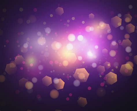 Bokeh Lights And Glitter Background Vector Download Free