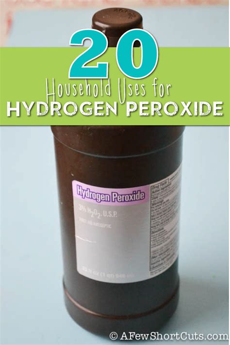 20 Household Uses For Hydrogen Peroxide Cleaning Hacks Hydrogen