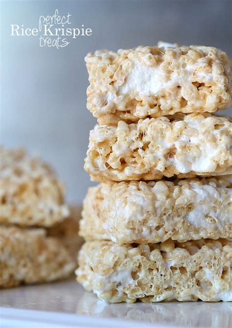 The Perfect Rice Krispie Treat Recipe Cookies And Cups