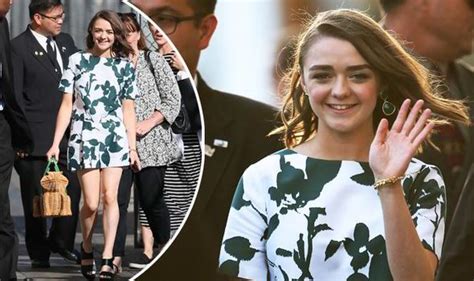 Game Of Thrones Star Maisie Williams On Jimmy Kimmel Live Celebrity