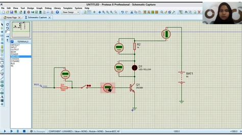 Tutor Proteus Rangkaian Transistor Sebagai Saklar Youtube