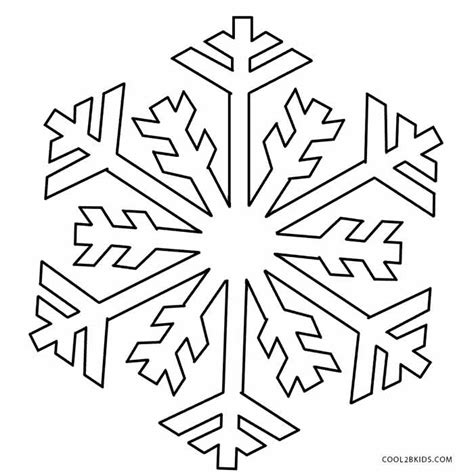 Snow white pictures to color. Printable Snowflake Coloring Pages For Kids