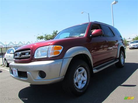 Buy a used red toyota sequoia. 2001 Sunfire Red Pearl Toyota Sequoia SR5 4x4 #52818182 | GTCarLot.com - Car Color Galleries