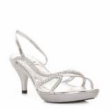 Pictures of Silver Low Heels For Wedding