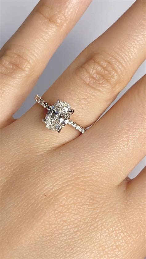 Pin On Oval Brilliant Cut Diamond Engagement Rings
