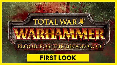 Total War Warhammer Blood For The Blood God Dlc And Blood Knights Youtube