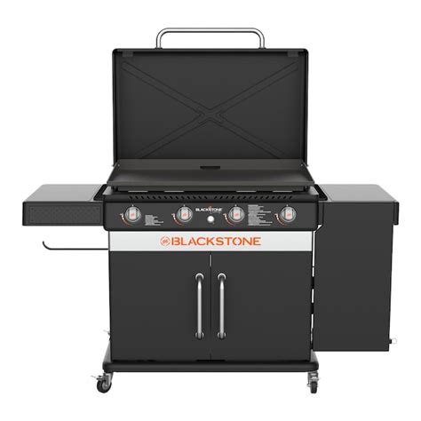 Blackstone 36 Culinary Cabinet Griddle With Side Table 4 Burner Liquid