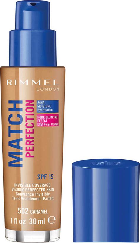 Rimmel London Match Perfection Foundation Spf15 502 Caramel 30ml