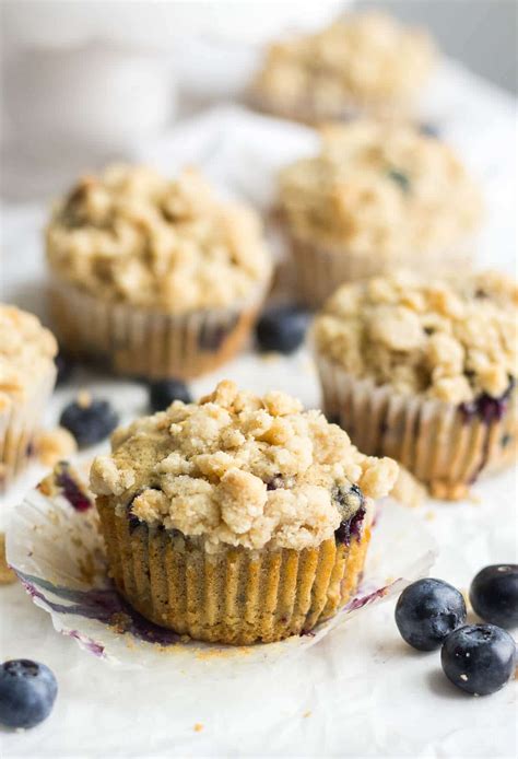 Easy Blueberry Muffins With Crumble Topping What Molly Made