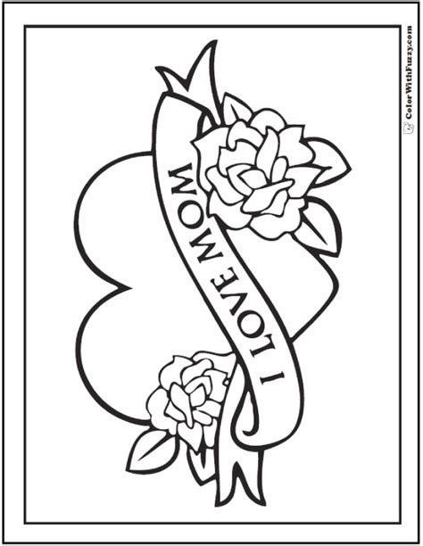 45 Mothers Day Coloring Pages Printable Digital Pdf Downloads