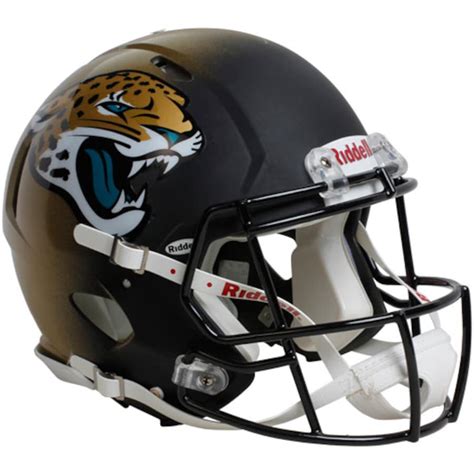 Riddell Jacksonville Jaguars New Logo Revolution Speed Helmet Blackgold