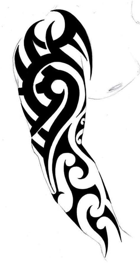 Tribal Tribal Arm Tattoos Tribal Sleeve Tattoos Tattoo Design Drawings