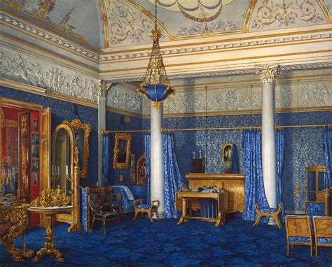 Filehau Interiors Of The Winter Palace The Bedchamber Of Empress
