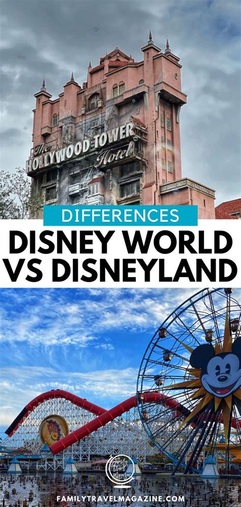 Major Differences Between Disneyland And Disney World Disney World